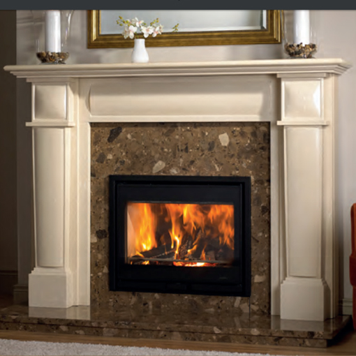 Stonefacings Alicia Aurora White 54 Inch Slate Insert And Hearth