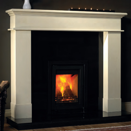 Stonefacings The Hampton Aurora White 54 Inch Black Granite